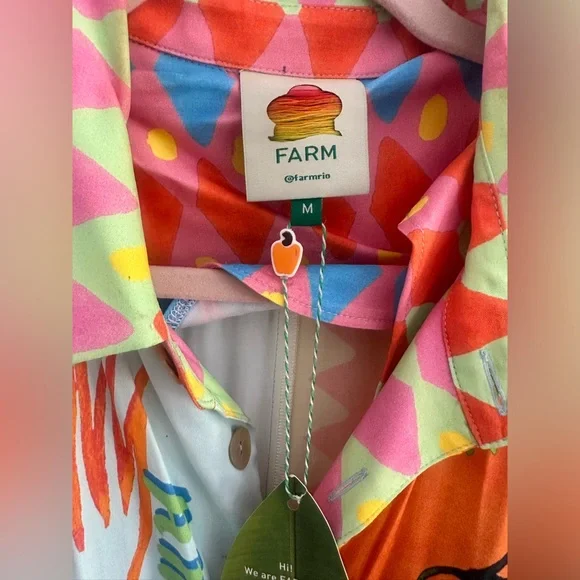 FARM RIO Amazonian Patch Jumpsuit Size M NWT - Picture 3 of 5